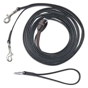 Premier Leather Draw Reins With Girth Loop