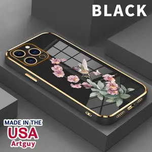 Case for iPhone 16 Pro Max 15 Plus 14 13 12 11 XS XR Hummingbird in Bloom Pocket-Friendly Shockproof Silicone Protective Softcase