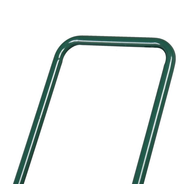 24" Steel Lawn Roller, 13 Gallon Water/Sand Fillable Yard Roller with U-Shaped Handle & Easy Drain Plug, Push & Pull Sod Roller for Grass Flattening Seed Packing, Green