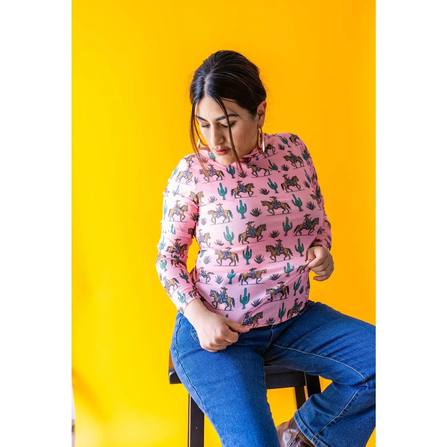 TABY ORIGINAL: Rebel Rose Mesh top IN SIZES XS-5X*** TABY ORIGINAL: Rebel Rose Mesh top IN SIZES XS-5X***