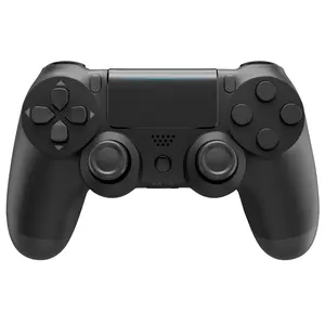 Wireless Controller for PS4, Jet Black ,Dual Vibration - Compatible with PS4/PS3/PC/iOS/Android, double vibration & 6 axis  motion control, Jet Black