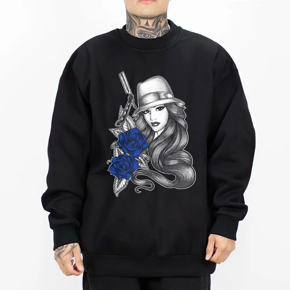 Love The Face And Roses Homies Chicano Bestie Gangster Chicanos Clothing Shirts Cholo Graphic Tee Sweatshirt