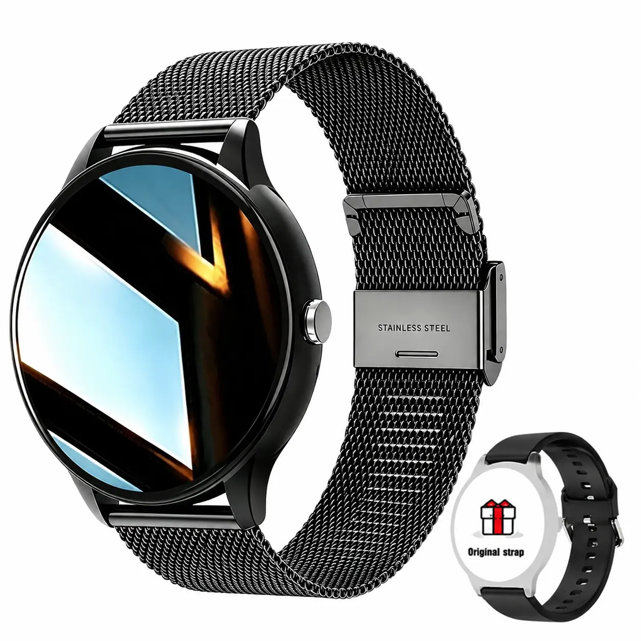 Wearable Smartwatch with HD Color Display, Wireless Calling, Music Control, Notifications, Alarm, Do Not Disturb Mode, Weather Updates - Compatible with Android Devices, Ideal Gift Choice
