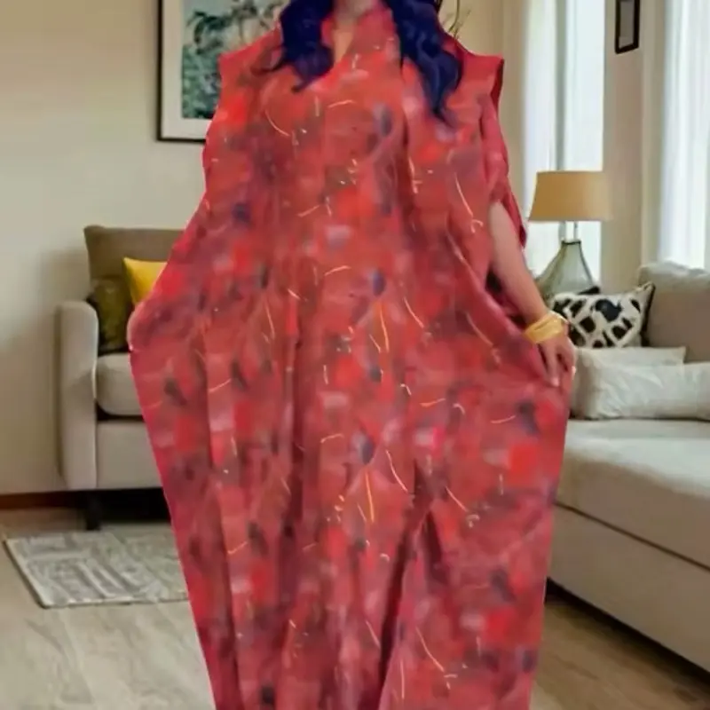 African Party Dresses for Women Dashiki Church Clothes Outfits Wedding Gowns Turkey Luxury Elegant Muslim Maxi Kaftan Dress