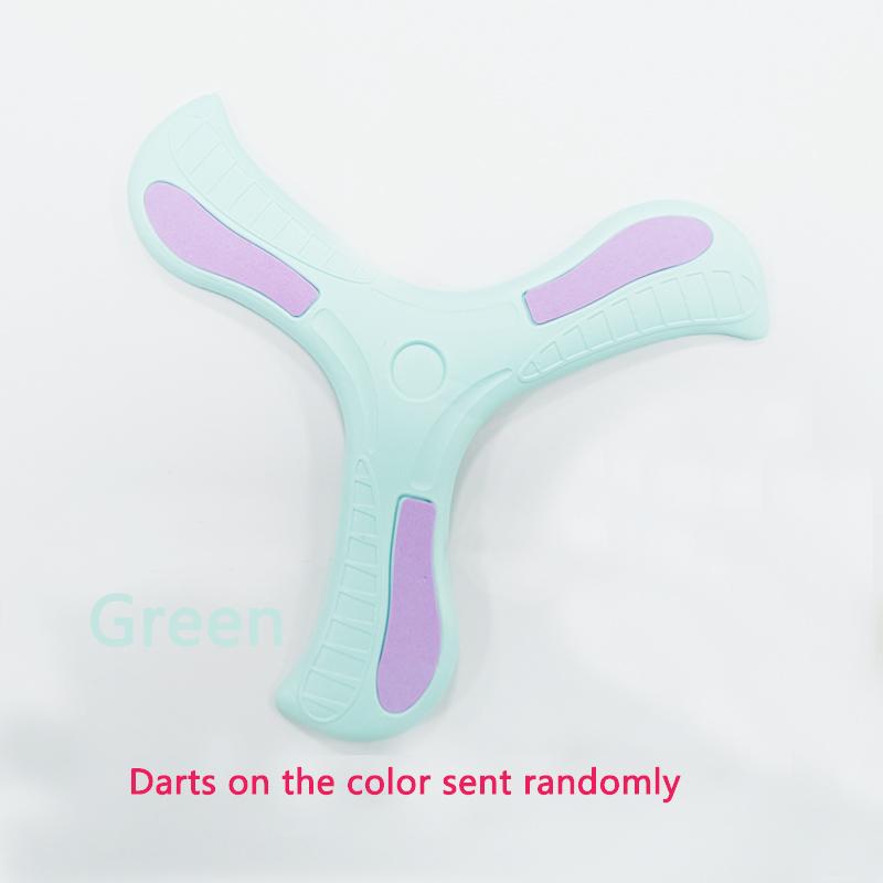 Children Boomerang Soft Three-leaf Cross Outdoor Toy Flying Disc Adult-kids Interactive Sports Toy for Puzzle Decompression Gift #RRB