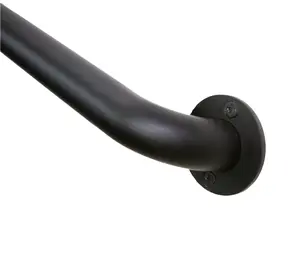 1.5" Round Metal Handrail with Wall Plates (Grab Bar)