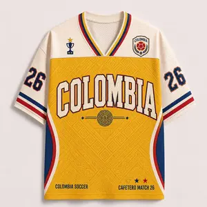 Colombia Soccer Jersey, Colombian Football Fan Shirt, Cafetero Match 26 Game Day Tee, Colombia Jersey Top, Soccer Fan Gift