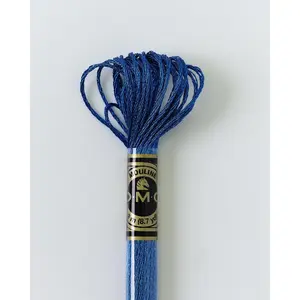 DMC Embroidery Stranded Thread - Mouliné Light Effects - E825 - Metallic Gentian Blue