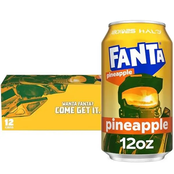 Fanta Pineapple, 12 fl oz, 12 Pack