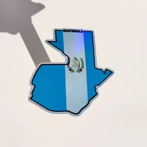 Guatemala Mapa Holographic Sticker