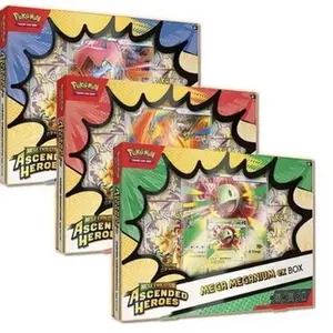 Ascended Heroes Mega Ex 3 Pack (Feraligatr, Emboar, Meganium