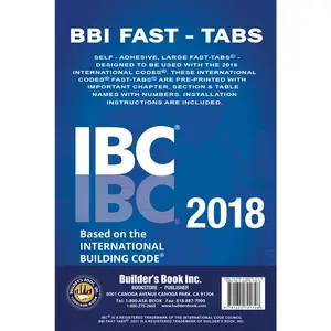 2018 International Building Code (IBC) Fast Tabs