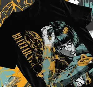 Jojo's Bizarre Adventure T-Shirt Bruno Bucciarati Anime Manga Soft Tee All Sizes AGJ