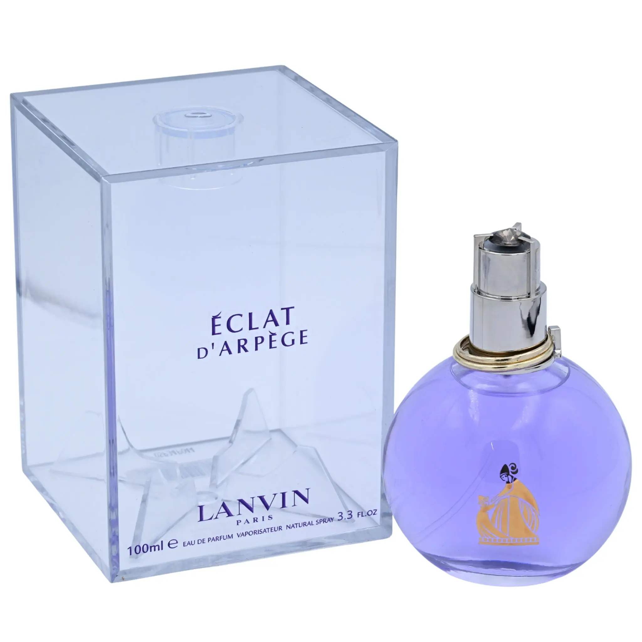 LANVIN Eclat d'Arpege Women's Eau de Parfum (EDP) - 3.4oz Full-Size Boxed Floral Musk Fragrance, Atomizer Women's Fragrance with Peony, Lemon Leaves, Fresh Aroma, New in Box, Full-Size Women's Fragrance