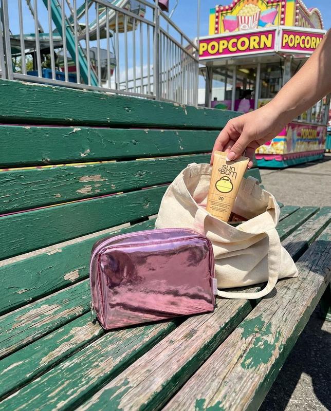 Karsan Co. Heat-Resistant & Stylish Insulated Makeup & Cosmetic Bag Bundle - 1 Medium & 1 Small Bag for Travel & Storage