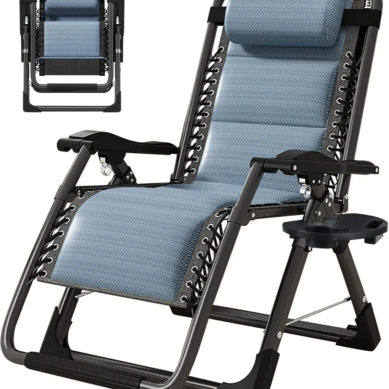 Blue Ice Silk Chair without Mat