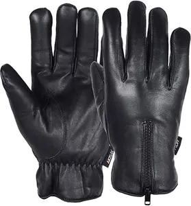 Men's Warm Winter Genuine Leather Driving Gloves