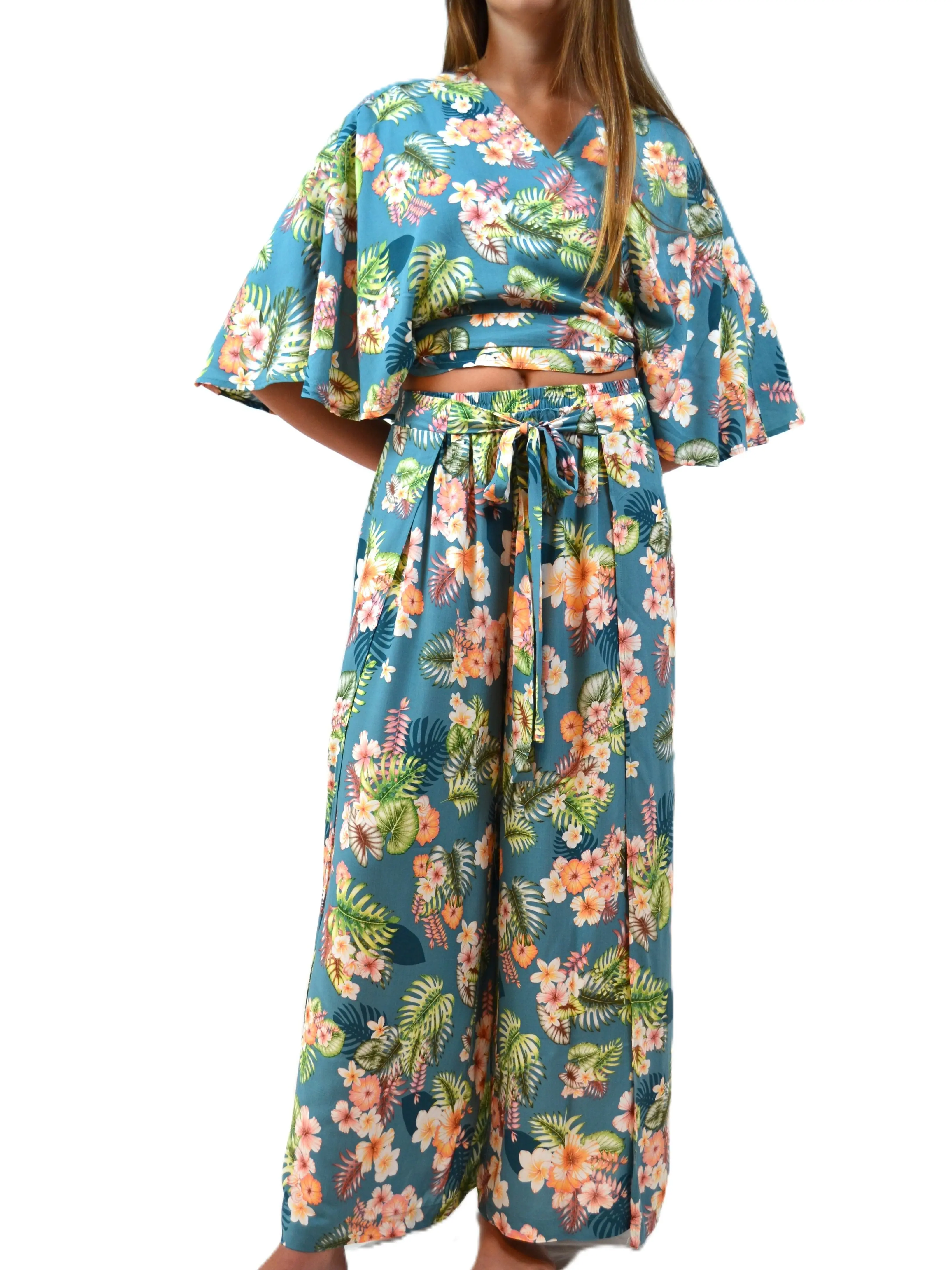 WPD35R: Side-split long pants