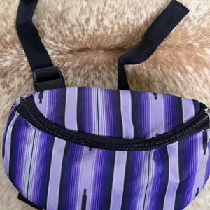 Purple Southwestern Print Cordura Nylon Western Saddle Horn Pouch