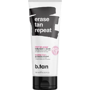 Erase Tan Repeat | b.tan Self Tan Remover & Body Wash | Best 2-in-1 Exfoliator Scrub & Body Wash, Express, Remove Dark Tanning Spray, Mousse, Gradual Lotion, Sunless Tan Eraser & Cleanser, Body Care, Perfect Tan Routine, Vegan Remove Fake Tan Shower Gel