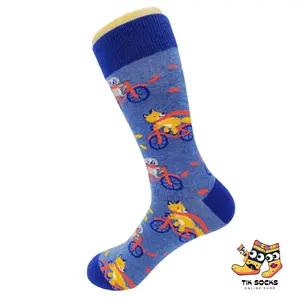 TikSocks|Fun Socks-Blue Fox Socks TikSocks|Fun Socks-Blue Fox Socks