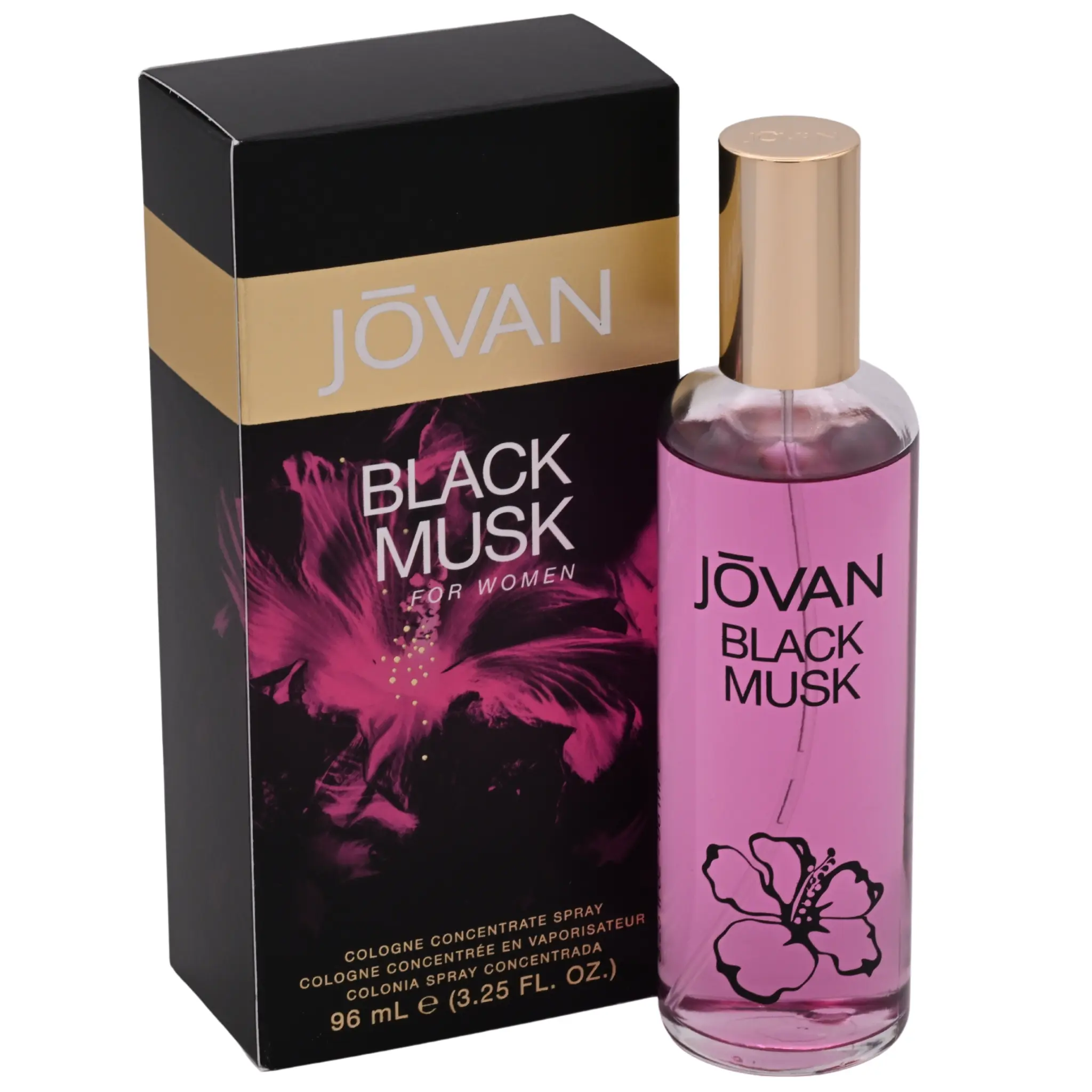 Coty JOVAN Noir Musk Women's Perfume - Floral-Woody Alcohol-Based Attraction EDC Spray, 3.25 fl oz Boxed Perfumes for Women, New in Box, Alcohol-Based Women's Fragrance
