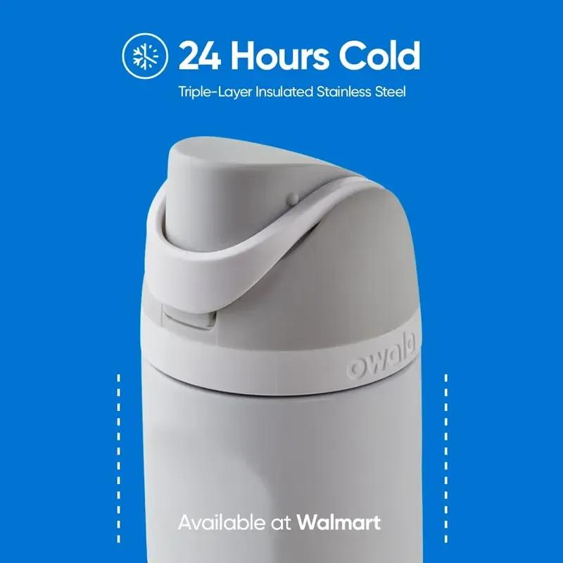 Owala FreeSip 32oz Black Cherry Insulated Water Bottle Limited Edition Model Leak Proof Built In Straw BPA Free Double Wall Stainless Steel Stylish Gift for Her Daily Hydration