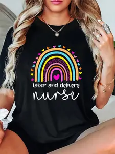 Unisex 100% Cotton Labor & Delivery Nurse T-Shirt - Limited Edition, Cute Gift Idea, Fashionable Cotton Tee