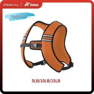 【SpringStatements】ZELUS Weighted Vests, 5/10/15lbs, Z-Fit Washable Soft Iron Material with Reflective Stripes & Adjustable Straps for Men/Women: Motivational Walking,Weight Training,Rucking|Fitness Challenge,Fashion Fest Outdoorfun