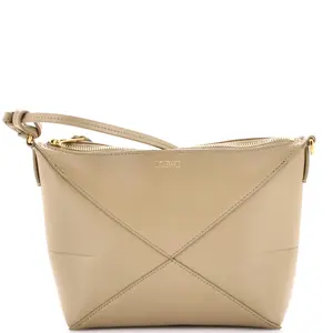 Pre-owned Loewe Leather Clutches & Wristlets Puzzle Pouch Bag by Rebag