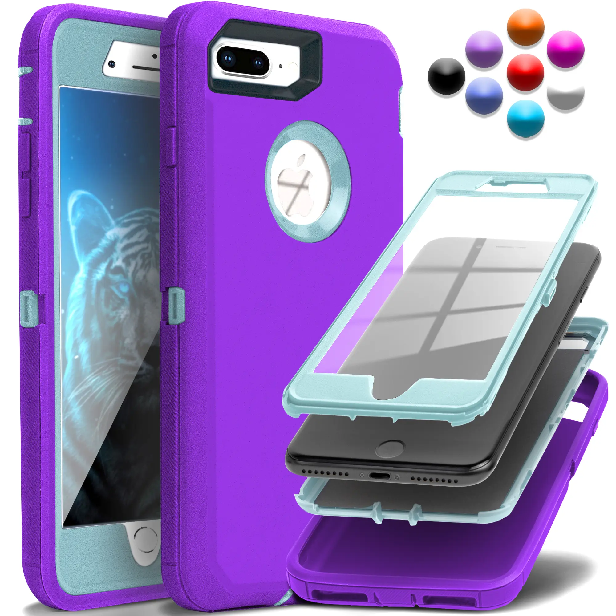 Purple | Teal