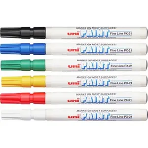 Uni-Ball UBC63720 Unipaint Fine Line Markers - Pack of 6