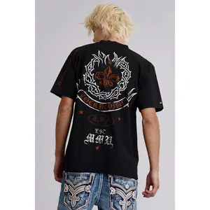 Inferno Emblem Tee in Black