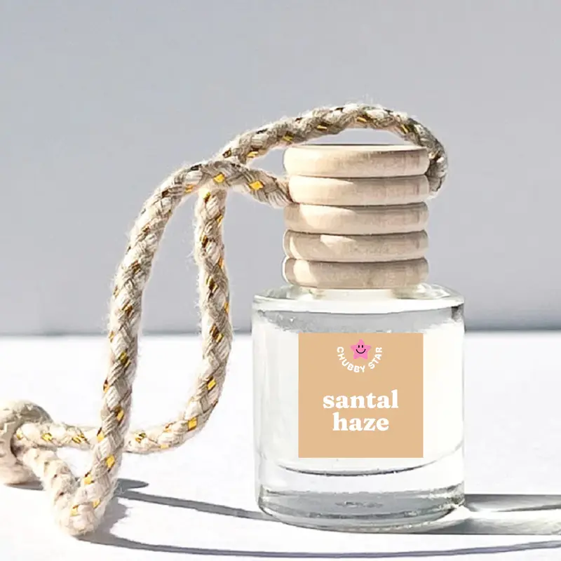 Santal Haze Car Freshener – Scented Car Air Freshener That Smells Like Sandalwood, Iris, Cedar, Violet, And Amber