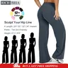 RICH BRIA Women‘s Casual Pants - High Waisted Loose-Fitting Wide Leg Yoga Pants - Comfortable & Elastic Soft Pants with Stretchy Material - Straight Leg Hem