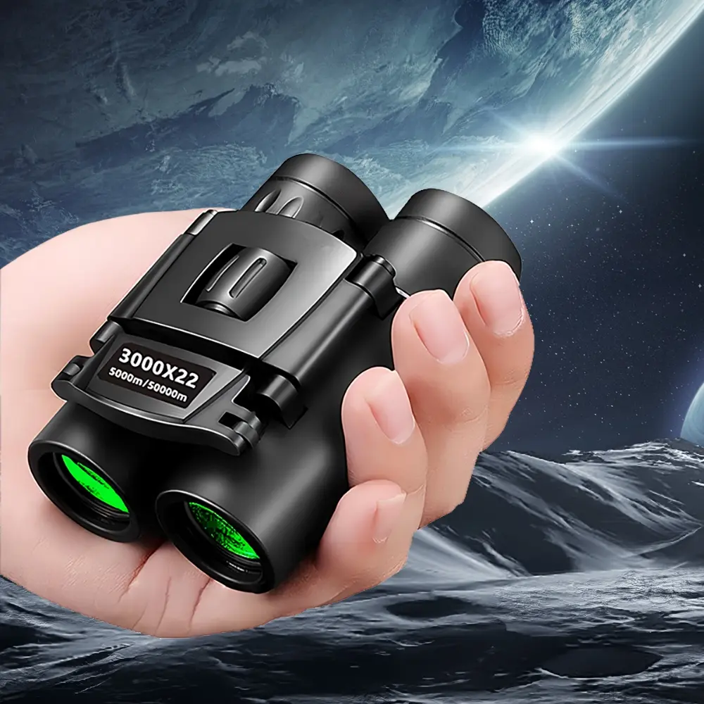 3000x22 HD high-definition binoculars, High Power Binoculars, portable long-distance telescope, suitable for outdoor sports, climbing, camping, travel, gifts, concerts, Travel Accessories, HD Binoculars