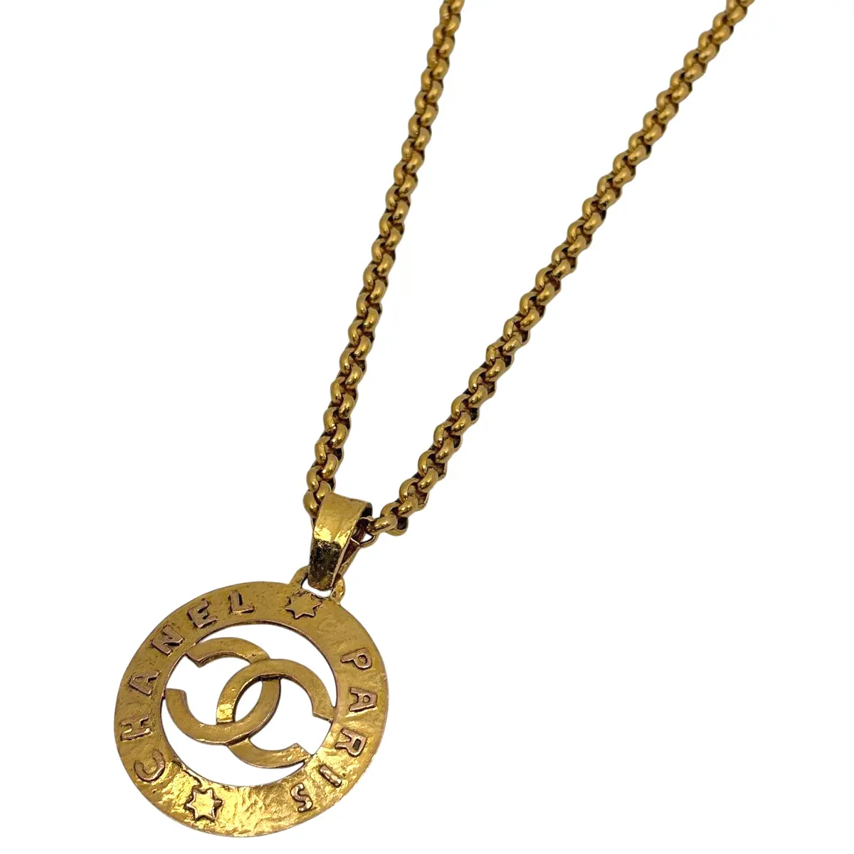 Pre-owned Chanel CC Chain Pendant Long Necklace 4000030005644