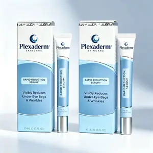 Plexaderm 10ml Rapid Reduction Anti-Aging Eye Serum, Fast Firming Lifting Treatment, Smooth Under-Eye Wrinkles, Bags & Sagging Skin, Daily Targeted Eye Anti-Aging Skincare