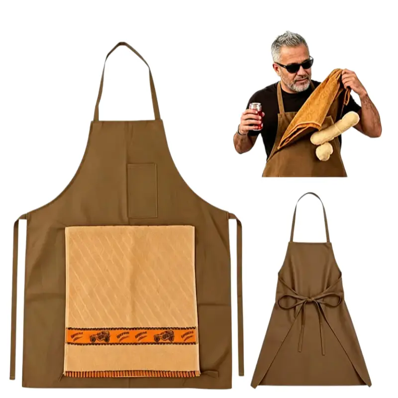Chef's prank apron, creative men's funny apron, ultimate joke gift apron, fun gift with hidden surprises in pockets, Father's Day, Mother's Day, anniversary