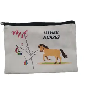 Nurse makeup and accessories bag.