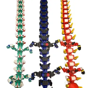 3D Printed First Responder Dragons Police Firefighter EMT Nurse Flexi Articulated Action Figures for Kids