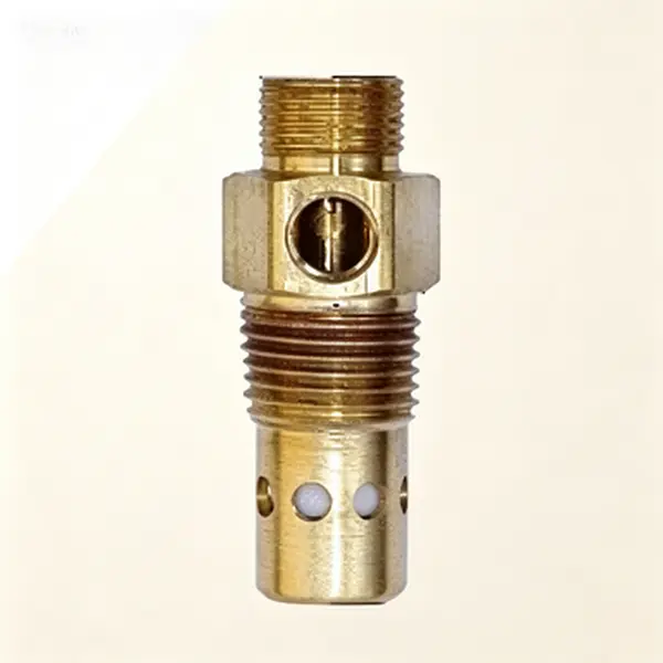 1/2" Comp x 1/2" MPT Check Valve Replacement Part, Air Compressor Accessories, Non-Return Valve for Tank, One Way Check Valve, 1/2 Inch Brass Inline Check Valve, Durable & Leak-Proof