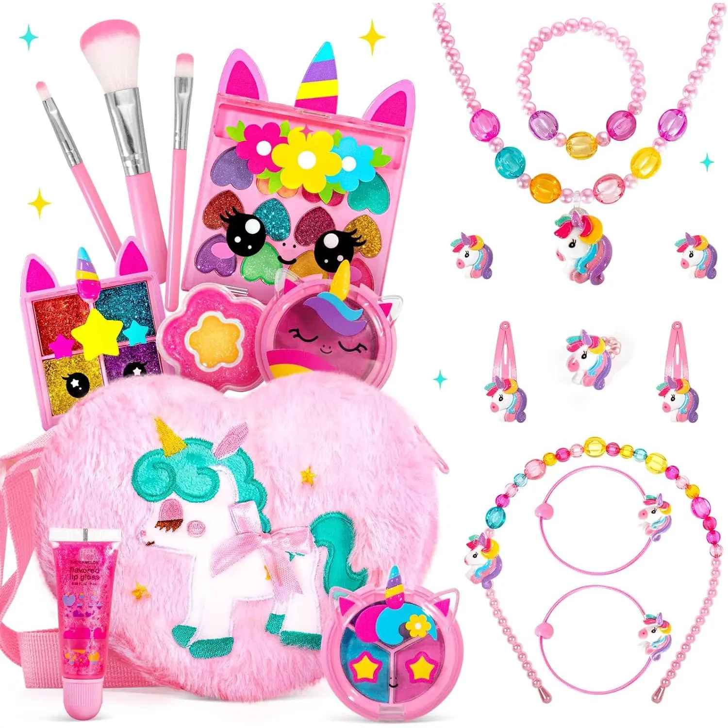 Heart Shaped Purse+Jewelry Set