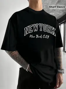 New York Directional Men''s Pattern Print Inner Base Layer TShirt Summer Short Sleeve Top Lining, PLUS SIZE