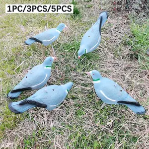 Realistic Half Pigeon Design Portable Bag, Durable Pe Material, and with Beak, Garden & Outdoor Decoration, Hunting Practice