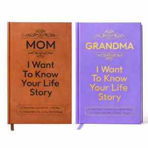 2Pack Mom and Grandma I Want to Know Your Life Story Journal: Gifts for Mom and GrandMa - Meaningful Keepsake for Birthday, Thanksgiving, Mother's Day & Christmas - 300+ Prompts to Share Journey & Memories