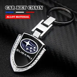Subaru Car Keychain, Fashionable Alloy Keychain, Creative Key Ring Holder, Durable & Stylish Accessory, Perfect Gift for Subaru Owners, Enhance Your Ride