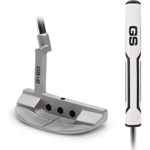 GS2 Tour Golf Putter – Choose Oversized Grip or Traditional Grip - 34” Right-Handed Mallet Putter with Milled Face