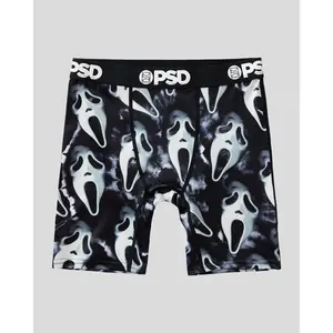 PSD Youth Boy's Ghost Face - Dark Boxer Brief - Soft, Breathable and Comfortable Stretch Underwear