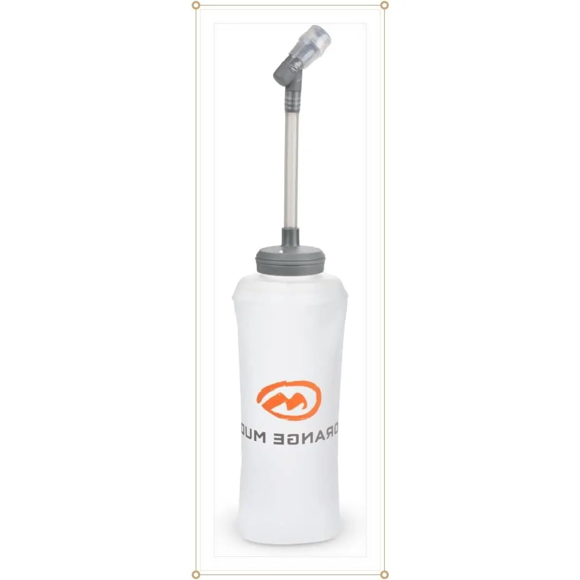 Orange Mud UltraFlask 600ml Soft Flask Hydration Bottle Running | Collapsible bottle, sport cap and hose, pocket fit, BPA-free anti-slosh designGift
